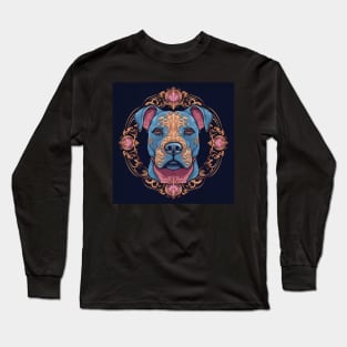 Blue Staffy Long Sleeve T-Shirt